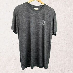 Heathered Gray Short Sleeve Tee with Crew Neck